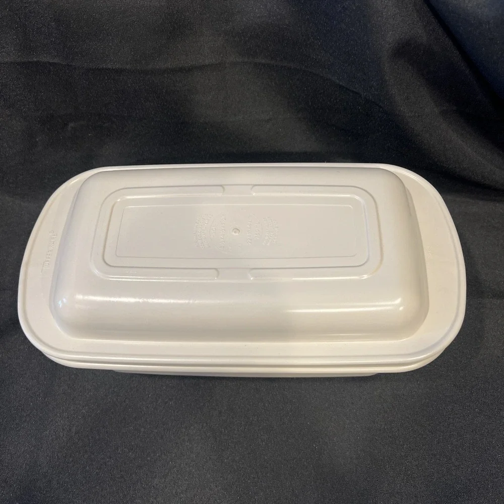 TUPPERWARE USA VINTAGE ULTRA 21 OVENWARE LOAF PAN Set Of‎ 2 - New NOS